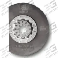 FEIN Oscillating Tool Blade: 3 3/8 in Blade Wd, 3 3/8 in Overall Lg, Long Cutting, High Speed Steel (MPN 63502106210). Key specifications — attr1097568: Long Cutting; attr1097557: FEIN; attr1097582: GFRP.