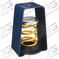 MASON Hanger-Mount Vibration Isolator: Spring, 113 lb Capacity, 2 7/8 in Wd, 2 1/2 in Dpth, Yellow (MPN 5C142). Key specifications — Brand: MASON.
