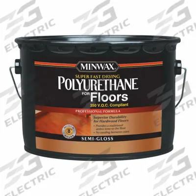 MINWAX Finish: Varnish, Interior, Oil, 2.5 gal Container Size, Wood, Satin, Clear - Wood Sealers & Finishes