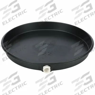 APPROVED VENDOR Water Heater Pan: Plastic, 24 in OD - Plastic Water Heater Drain Pans