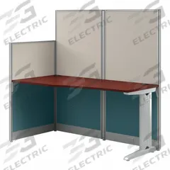BUSH BUSINESS FURNITURE Modular Cubicle Workstation: 63 in Overall Ht, 64 in Overall Wd, Cherry (MPN WC36492-03K). Key specifications — Brand: BUSH BUSINESS FURNITURE; Office Cubicle Color: Cherry.