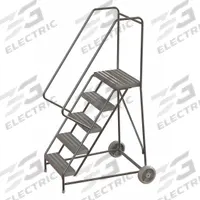 TRI-ARC Wheelbarrow Ladder: 4.2 ft Platform Ht, Assembled, No Locking Mechanism, Aluminum (MPN WLARTR105164). Key specifications — attr1051219: Gray; attr1051213: TRI-ARC; attr1051229: Double Handrails; attr1085465: None.