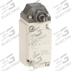 OMRON Plug-In Limit Switch: Roller Arm Plunger, Metallic, Momentary, Plug-In, D4A, Screw Terminals (MPN D4A1101N). Key specifications — Brand: OMRON; Manufacturer Part Number: D4A1101N; Action: Momentary; Actuator Style: Roller Lever Plunger; Differential Travel: 4°; Overtravel: 70°; Pretravel: 12°; Series: D4A.