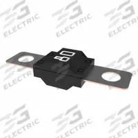 LITTELFUSE Automotive Fuse: MIDI® 498 Series, Two-Hole, Bolt-On, Time-Delay, 80 A, 32 V DC (MPN 0498080.MXM6). Key specifications — Brand: LITTELFUSE; Series: MIDI® 498.