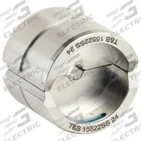 THOMAS & BETTS Upper and Lower Crimping Die: 6 AWG Copper/8 AWG Aluminum, 1 Sizes, Code, Color-Keyed (MPN 15522SS). Key specifications — attr511073: Copper & Aluminum Connectors; attr511072: Code; attr473934: THOMAS & BETTS; attr511065: Color-Keyed; attr511069: Blue; attr542116: 8 AWG Aluminum; attr511067: TBM6PCR-LI.
