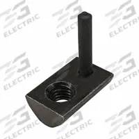 T-Slot Framing System Fasteners: #10-32 Size, 13/64 in Thread Lg, 10 Series, Zinc-Plated, Steel (MPN 3375-4). Key specifications — Fastener Type: T-Nut; Material: Steel; Finish: Zinc-Plated; T-Slot Fastener Type: T-Nut; Compatible Series: 80/20 10 Series; System of Measurement: Inch; Brand: 80/20; Mounting Type: Roll-In.