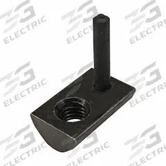 T-Slot Framing System Fasteners: #10-32 Size, 13/64 in Thread Lg, 10 Series, Zinc-Plated, Steel (MPN 3375-4). Key specifications — Fastener Type: T-Nut; Material: Steel; Finish: Zinc-Plated; T-Slot Fastener Type: T-Nut; Compatible Series: 80/20 10 Series; System of Measurement: Inch; Brand: 80/20; Mounting Type: Roll-In.