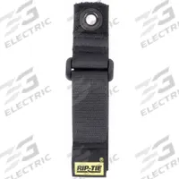 RIP-TIE Hook-and-Loop Cinch Strap: 7 in Lg, 1.50 in, 1 in Wd, 90 lb Tensile Strength, Black, 2 PK (MPN N-07-G02-BK). Key specifications — Color: Black; Brand: RIP-TIE; Includes: Brass Grommets; Max. Bundle Dia.: 1.50 in.
