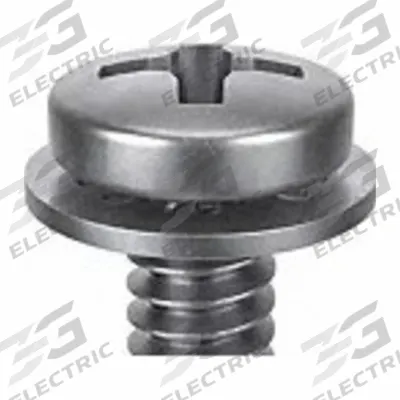 SEMS Screw: Internal Tooth, #4-40 Thread Size, 1/2 in Lg, Stainless Steel, Passivated - Machine Screws with Internal Tooth Lock Washers