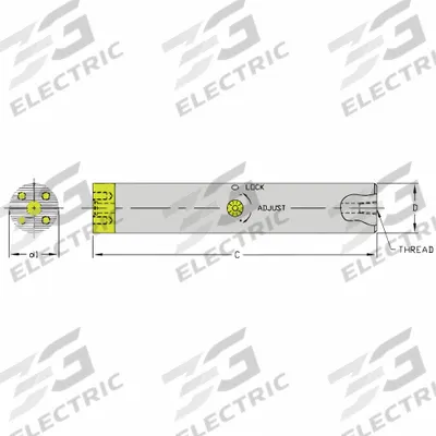 ULTRA-DEX USA Indexable Boring Bar: SCFT B1000-18 (MPN 910-000-055) - Indexable Boring Bars