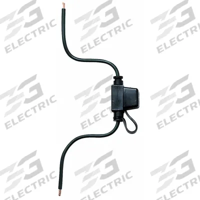 BUSSMANN In-Line Fuse Holder: Non-Rejection Block Style, 1 Pole, 32 V DC Rating - Fuse Holders for Automotive Fuses