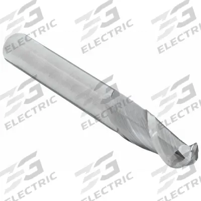 CLEVELAND Ball End Mill: Carbide, 2 Flute, 1/4" Mill Dia, 3/4" LOC, 2-1/2" OAL (MPN C60936) - Carbide Ball End Mills for Aluminum