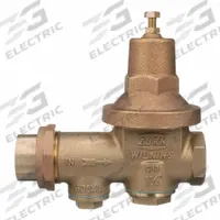 WILKINS Water Pressure Reducing Valve: FNPT x FNPT, 1 1/4 in Pipe Size, Cast Bronze, 8 in Overall Ht (MPN 114-600XLHR). Key specifications — Brand: WILKINS; Union Type: Single Union; Low-Lead Compliance: Low-Lead Compliant.