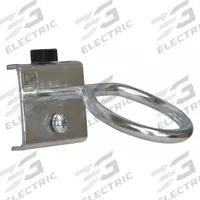 TRESTON Single Ring Tool Holder: 2 3/4 in x 9 3/8 in x 1 3/4 in, 1 Hooks, Screw-In, Surface, Silver (MPN 831433-51). Key specifications — Mounting Type: Surface; Includes: Bolts; Finish: Zinc-Plated; Color: Silver; Accessory Type: Single Ring Toolholder; Locking System: Screw-In; Material: Steel; Brand: TRESTON.