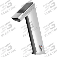 SLOAN Bathroom Sensor Faucet: BASYS, Cast Zinc, Chrome Finish, Single-Post, Solar, 1.5 gpm Flow Rate (MPN EFX175.502.0000). Key specifications — Brand: SLOAN; Includes: (4) AA Alkaline Battery; Series: BASYS.