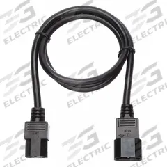 APPROVED VENDOR Power Cord: 3 ft Lg, 3/18, C14 Plug, C13 Receptacle, SJT, PVC, 10 A Current, 125V AC (MPN 5XFT0ID). Key specifications — Brand: APPROVED VENDOR; Jacket Material: PVC.