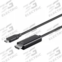 MONOPRICE USB Cable: Type C End 1, HDMI End 2, Black, 9 ft Lg, 3.1 USB Specification, USB Cable (MPN 24442). Key specifications — End 1 Connection Type: Type C; Color: Black; Brand: MONOPRICE; Product Type: USB Cable; End 2 Connection Type: HDMI.