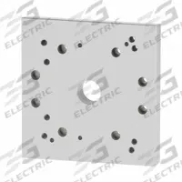 Tube Framing System Profiles: T-Slot Cobot Mounting Plate, 0.75 in H x 8 in W x 8 in L, Inch, Mobile (MPN 40003-CP). Key specifications — Brand: 80/20; Compatible with Manufacturer Part Number: IRB14050; Mobility: Mobile; Product Type: T-Slot Cobot Mounting Plate; Compatible Series: 40 Series; Manufacturer Part Number: 40003-CP.