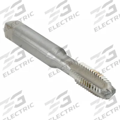 CLEVELAND Straight Flute Hand Tap: #10-32 UNF, H3 / 2B, 4 Flute, Plug Chamfer, LH - Left-Hand Thread Taps