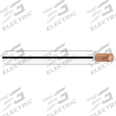 Building Wire: Copper, 10 AWG, 1 Conductors, Stranded, White/Black, 1,250 ft Lg, THHN (MPN 58026005). Key specifications — Voltage: 600 V; Brand: SOUTHWIRE.