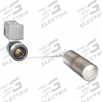 TELEMECANIQUE SENSORS Liquid Level Switch: Close On Rise, DPST-2NC, Steel (MPN 9037HG32). Key specifications — Brand: TELEMECANIQUE SENSORS; Electrical Connection Type: Screw Clamp; Float Rod Angle: 90°; Minimum Media Specific Gravity: 0.85.