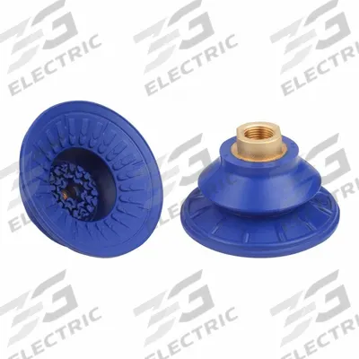 SCHMALZ Vacuum Pad Assembly: Bellows, 1.5 Folds, 3/8 in NPT, 89 mm Pad Dia, NBR - Bellows Type Automotive Industry Vacuum Pad Assemblies