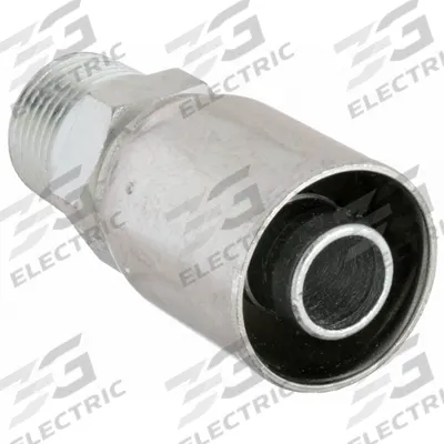 WEATHERHEAD Hydraulic Crimp Fitting: Steel x Steel, Straight, -8 For Hose Dash Size - Weatherhead Crimp Hydraulic Hose Fittings with NPTF Connection