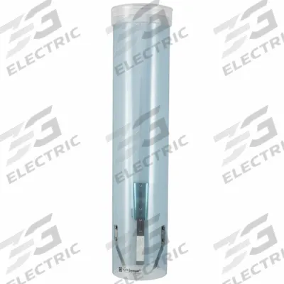 APPROVED VENDOR Cup Dispenser: 16 in Tube Lg, 4 to 10 oz Cups (Flat-Bottom and Cone) - Wall-Mount Cup Dispensers