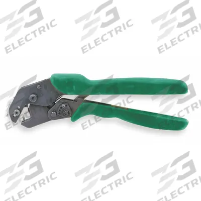 GREENLEE Crimper: Small Lugs/Splices, 10 in Overall Lg, K111, Manual - Controlled-Cycle Lug & Splice Crimpers