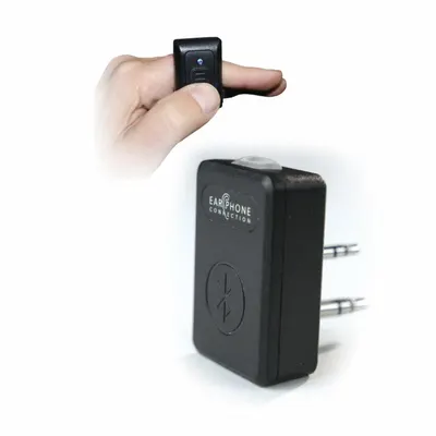 EARPHONE CONNECTION Push-to-Talk Bluetooth Adapter: Fits Kenwood, From 2-Pin - Kenwood-Compatible Audio Adapters
