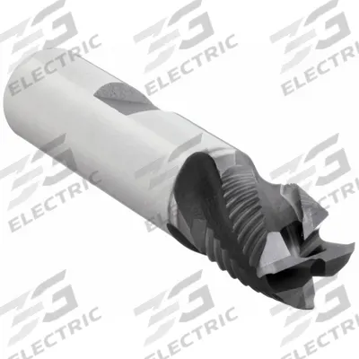 OSG Roughing End Mill: Cobalt, TiCN Coated, 4 Flute, Fine Pitch, 1/2" Mill Dia - General Purpose Cobalt Roughing End Mills