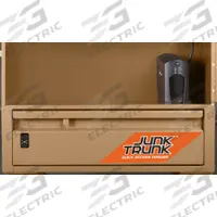 KNAACK Jobsite Field Office: 39 5/16 in W x 26 13/16 in D x 48 1/4 in H, Tan (MPN 118-M-KL). Key specifications — attr1116233: Tan; attr1116253: KNAACK; attr1222022: Includes Proprietary Recessed Padlock.