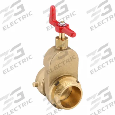 MOON AMERICAN Hose Gate Valve: Brass, 2 1/2 in Pipe Size, 2 1/2 in Male NST - Straight-Body Hydrant Gate Valves