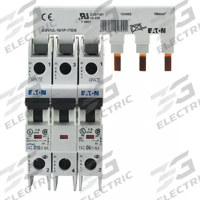 EATON Bus Bar: Bus Bar, 80 A Amps, 1 Poles - Eaton Circuit Breaker Bus Bars