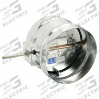 10"dia GSteel Manual Control Dampr: For 10 in Dia, 14 in L, Steel, Single (MPN 3HGN9). Key specifications — Mounting Location: Ceiling; Blade Seal Material: Silicone; Blade Type: Butterfly; Brand: DAYTON; Maximum Air Velocity: 3000 fpm; Switch Action: Normally Open; Includes: Actuator Bracket.