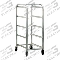 NEW AGE Bin Cart: 200 lb Max Load Capacity, 4 Bins, 16 in Compatible Bin Dp, 25 in Compatible Bin Lg (MPN 6262). Key specifications — Brand: NEW AGE; NSF Certified: Yes.
