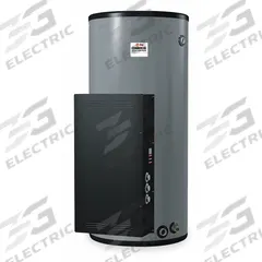 RHEEM-RUUD Electric Water Heater: 208V AC, 120 gal, 54,000 W, Single/Three Phase, 67.6 in Ht (MPN ES120-54-G). Key specifications — Phase: Single; Brand: RHEEM-RUUD.
