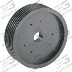APPROVED VENDOR V-Belt Pulley: B160, 6 Groove, 16.35 in OD, Bushed Bore, SF, Quick Detachable (MPN 6B160SF). Key specifications — attr1318293: B160; attr1318301: 16 in (5L, B); attr1318291: 4L, A, or AX.