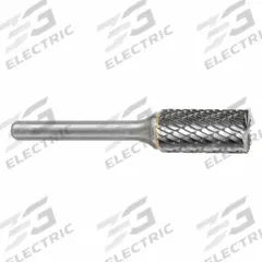 SGS PRO Carbide Bur: Cylinder with End Cut, SB-6, Double Cut, 5/8" x 1" Head, 1/4" Shank (MPN 11053). Key specifications — Trade Number: SB-6; Brand: SGS PRO.
