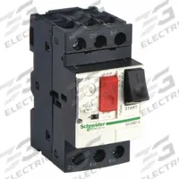 SCHNEIDER Manual Motor Starter: Non-Reversing, 3 Poles, 14 A, Thermal Protection, Push Button (MPN GV2ME16). Key specifications — Maximum Voltage Rating: 690V AC; Brand: SCHNEIDER; Thermal Units Required: None (Starter Includes Integrated Thermal Units); Frame Size (Width): 45mm.