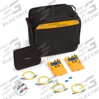 FLUKE NETWORKS Optical Loss Test Set Add On Kit: CertiFiber Pro Add-On Kit, Single-Mode, LC/SC (MPN CFP-SM-ADD). Key specifications — Product Type: Fiber Optic Cable Testing Kit; Includes: (2) LC/LC Adapters; Manufacturer Part Number: CFP-SM-ADD; Adapters Included: 2.50 mm; Brand: FLUKE NETWORKS; Testing Functions: Optical Power Loss; _Wavelengths: 1310nm, 1550nm; _Fiber Mode Supported: Single-Mode.