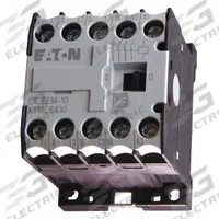 EATON Miniature IEC Magnetic Contactor: Non-Reversing, 3 Poles, 3NO Contacts, 6 A, 240V AC Coil (MPN XTMC6A10B). Key specifications — attr945107: EATON; attr972381: Yes.