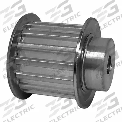 Dayton Timing Pulley: Trapezoidal, Plain, For T5 Timing Belt Section, For 16 mm Belt Wd - T5 Section Timing Belt Pulleys