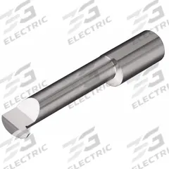 MICRO 100 Threading Tool: 1/2 in Shank Dia., Bright (Uncoated), 0.2400 in Center to Cutting Tip (MPN SAT-750-8)