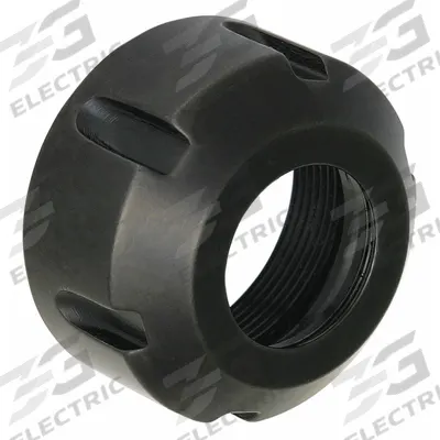 TECHNIKS Collet Nut: Coolant Slotted, For ER40 - ER Coolant Collet Nuts