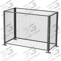 MORSE Drum Safety Enclosure: 40 in x 88 in x 63.25 in, 3 ft Door Opening Wd, Steel, Baked Enamel (MPN GEK-456-E3). Key specifications — attr1187472: Three; attr1187475: 456-E3-50; attr1187478: Steel; attr1187482: Gray; attr1187486: MORSE.