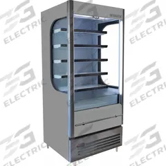 BEVERAGE-AIR Refrigerated Merchandiser: 83 1/8 in x 35 1/4 in x 31 3/4 in, Gray, 5 Shelves, 0 Doors (MPN VMHC-12-1-G). Key specifications — attr1277723: BEVERAGE-AIR; attr1277683: R-290; attr1277691: Yes; attr1277694: Gray; attr1280729: VueMax.