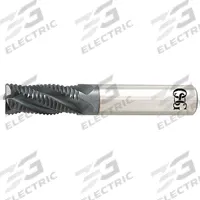 OSG Roughing End Mill: Carbide, TiAlN Coated, 4 Flute, 6 mm Mill Dia, 19 mm LOC, 64 mm OAL (MPN HP400-2362)