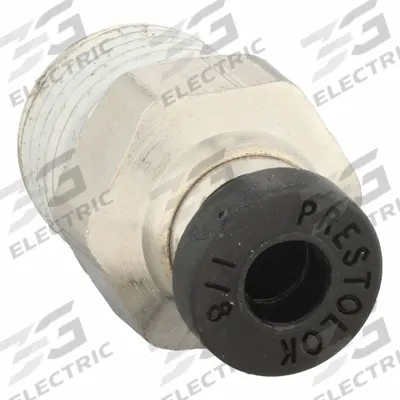 PARKER Push-Fit Fitting: 1/8 in OD x 1/8 in Pipe Size, Push-to-Connect x MNPTF - Nickel-Plated Brass Tube Fittings