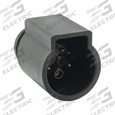 SOURIAU Electrical Connector: Trim Trio UTL 12, In-Line Receptacle, 8 Contacts - Trim Trio UTL Harsh Environment Circular Connectors